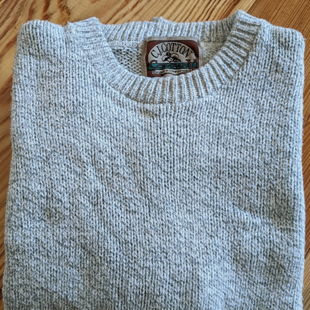 C.J. Cotton Men's L sweater - gray